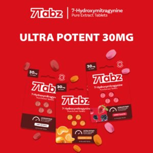 7Tabz Pure 7-Hydroxymitragynine Extra Strength Tablets - 30mg/Tablet (10 Blisters - 40 Tablets)
