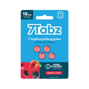 7Tabz Pure 7-Hydroxymitragynine Extract Tablets - 15mg/Tablet (10 Blisters - 40 Tablets)
